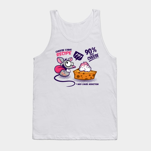 Cheese Cake Tank Top by Squinked